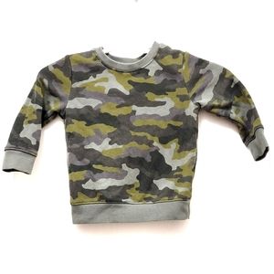``K25619 Cat & Jack Green Vintage Camouflage Sweatshirt